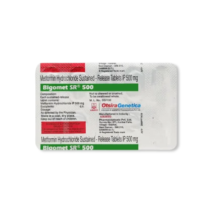 Bigomet 500 Mg Tablet