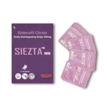 Siezta 100 Mg Sildenafil Oral Strips