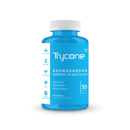 Trycone KSM66 Ashwagandha Sugar Free Gummies