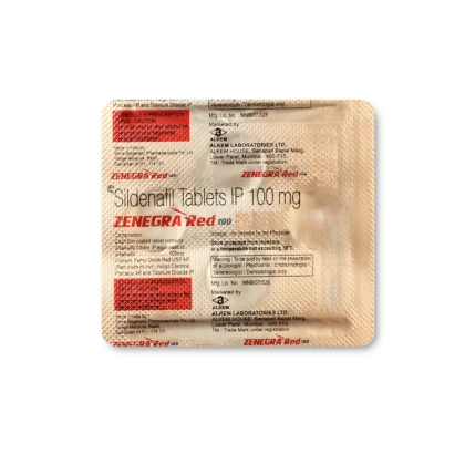 Zenegra Red 100 mg Tablet image 3